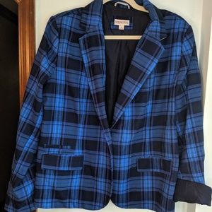 Plaid Thick Blazer